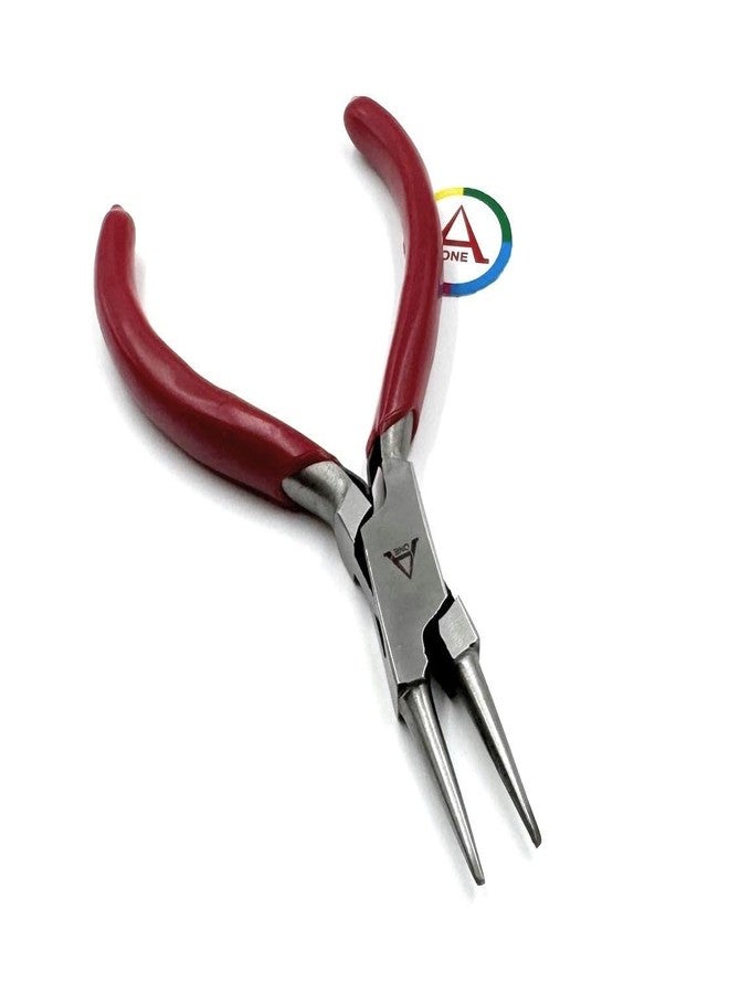 أون مجموعة كماشة مجوهرات Aone مكونة من 5 قطع - نصف دائرية، مسطحة الأنف، دائرية الأنف، قاطعة جانبية، وقاطعة طرف علوي. متعددة الاستخدامات لصنع المجوهرات، ولف الأسلاك، وتطريز المجوهرات بالخرز، وصناعة النماذج، والأعمال اليدوية. - Image 3